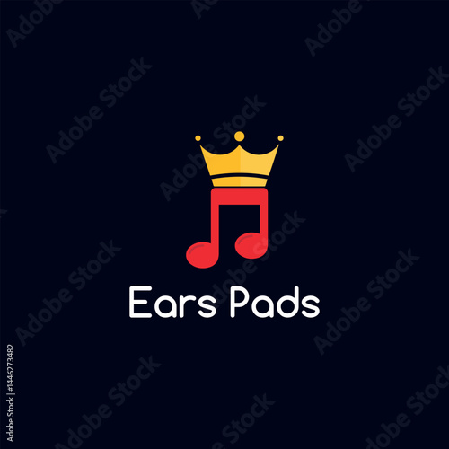 earpad logo design vector