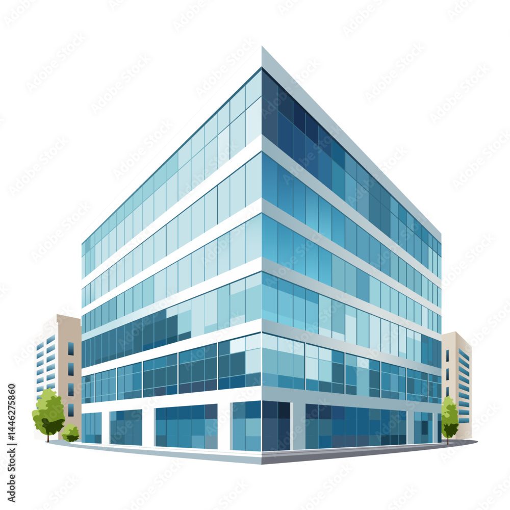 Skyscraper icon for posters or logos in business or trading or construction company Skyscraper icon for posters or logos in business or trading or construction company
