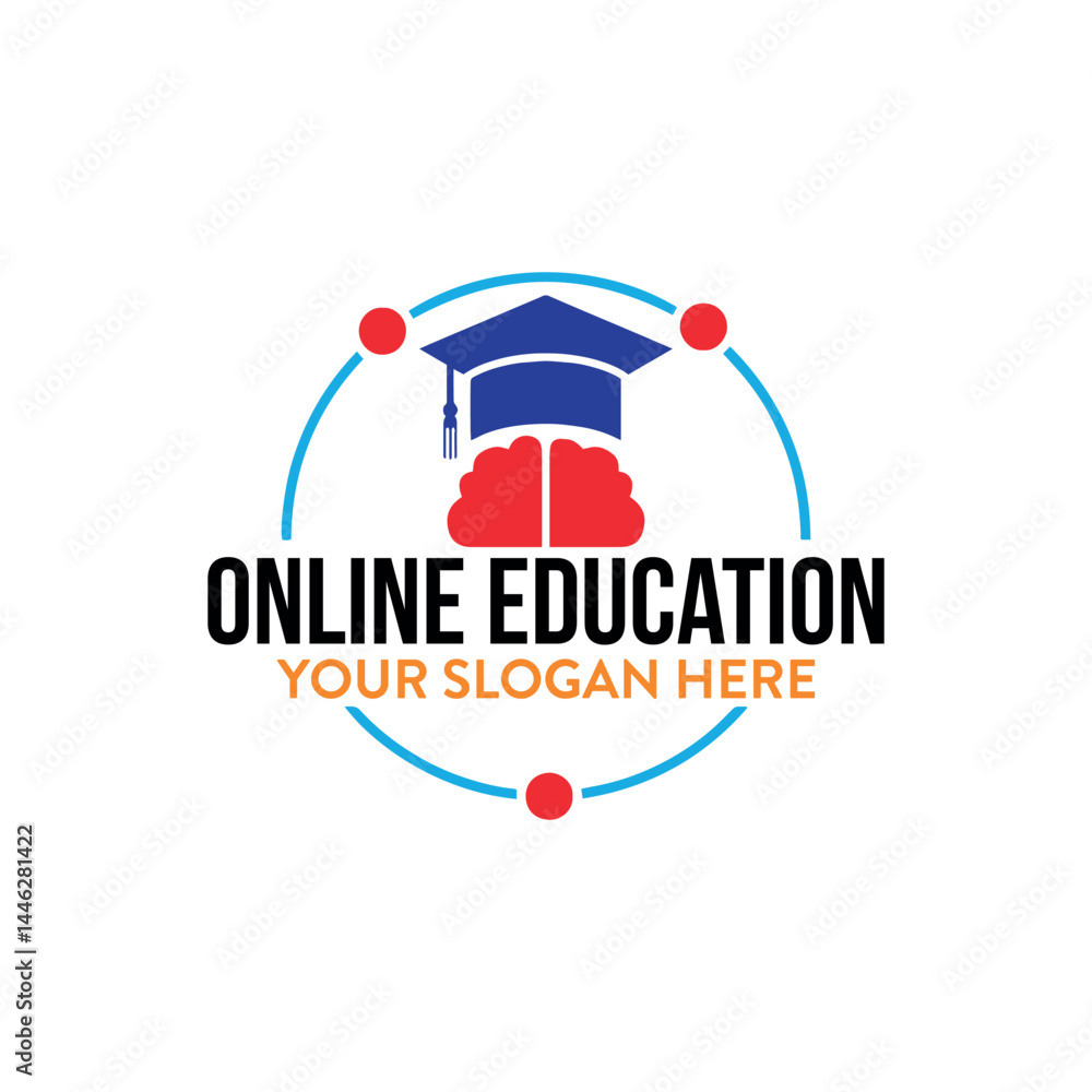 online education logo design vector online education logo design vector
