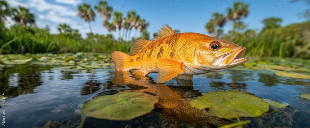 Obraz premium Orange Fish in Pond
