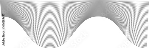 Soft, billowing contour waves create a flowing structure with organic motion and cloud-like forms.