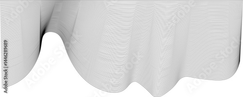 Layered, flowing contours mimic the appearance of draped fabric, forming a composition of soft, organic curves.