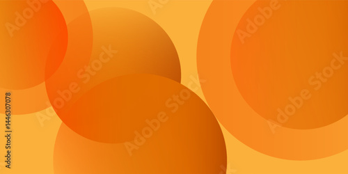 Abstract geometric orange color background. Technology modern design. Vector illustration. Eps 10