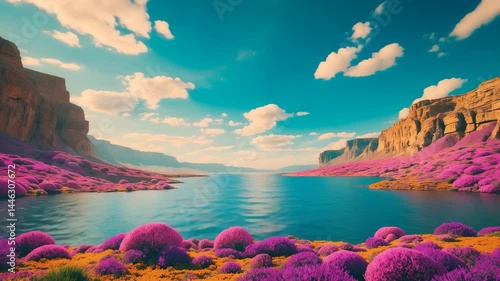 A considerable body of water that is