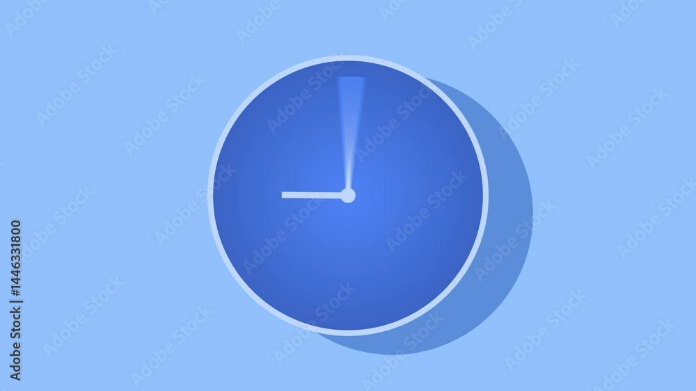 Creative Countdown Clock Animation with Smooth Motion Creative Countdown Clock Animation with Smooth Motion