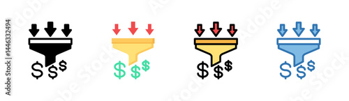 Conversion Funnel Icon