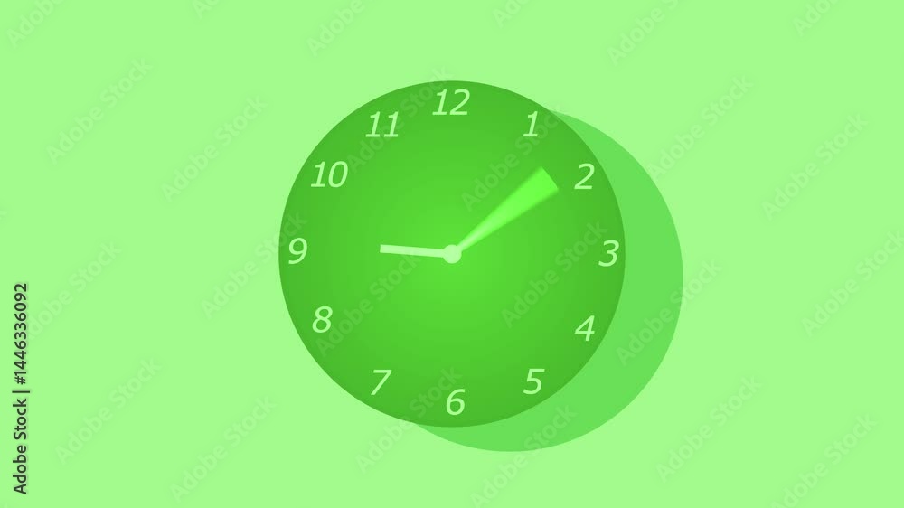 Smooth and Sleek Countdown Timer Animation, Minimalist Analog Clock Isolated, Creative Countdown Clock Animation with Smooth Motion Smooth and Sleek Countdown Timer Animation, Minimalist Analog Clock Isolated, Creative Countdown Clock Animation with Smooth Motion