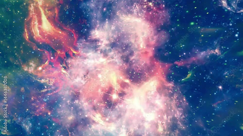 Stunning 4K Deep Space Galaxy and Nebula Animation
Stunning 4K Deep Space Galaxy and Nebula Animation