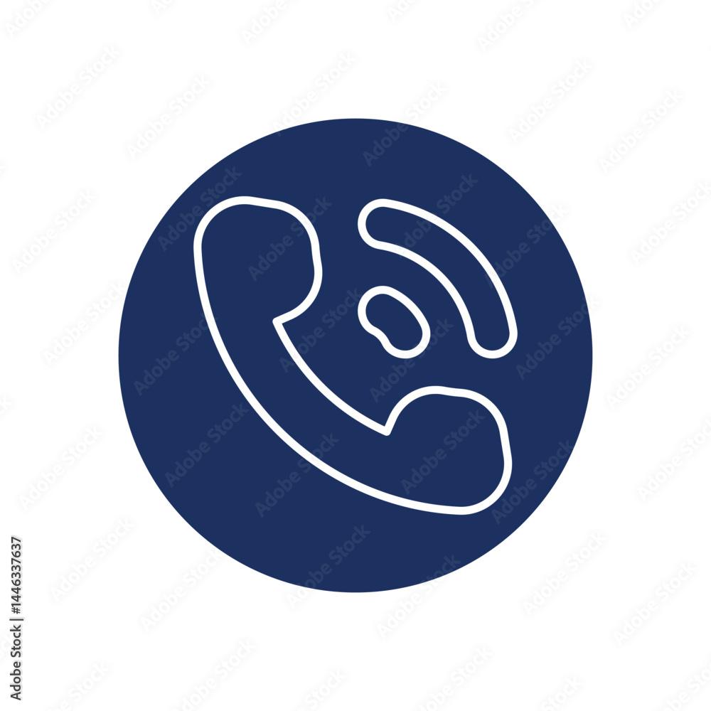 Call icon vector stock illustration Call icon vector stock illustration