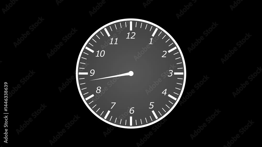 Modern Minimalist Clock Animation, Abstract Clock Animation with Countdown, Clean and Minimalist Clock Timer Animation Modern Minimalist Clock Animation, Abstract Clock Animation with Countdown, Clean and Minimalist Clock Timer Animation