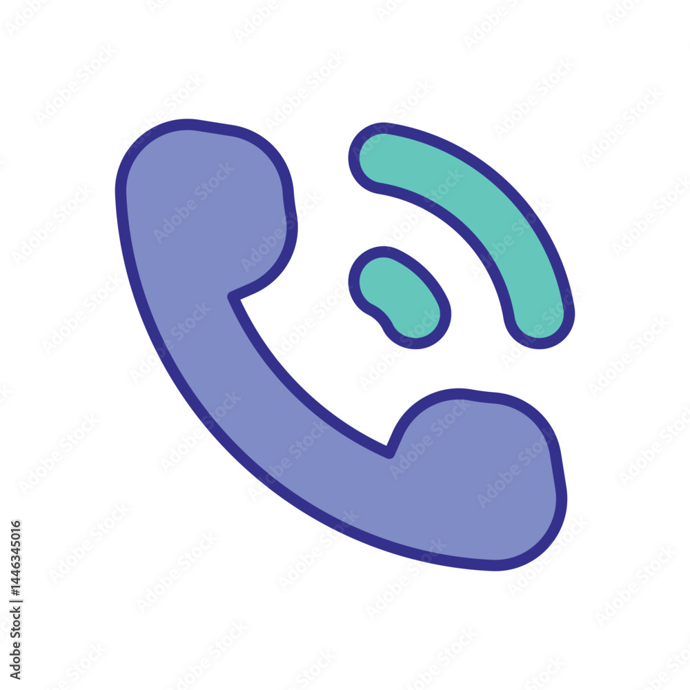 Call icon vector stock illustration Call icon vector stock illustration