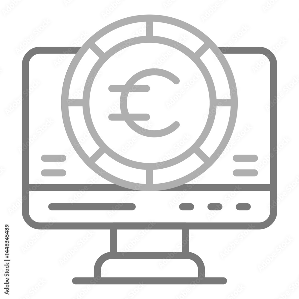 Obraz premium Euro Currency Icon