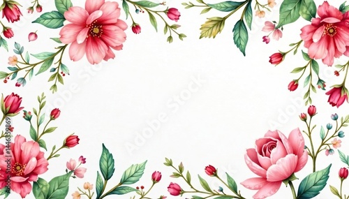 Delicate watercolor floral pattern, perfect for textile design, pattern, plant, repeat