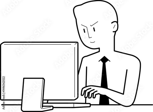 バリバリ働いている人