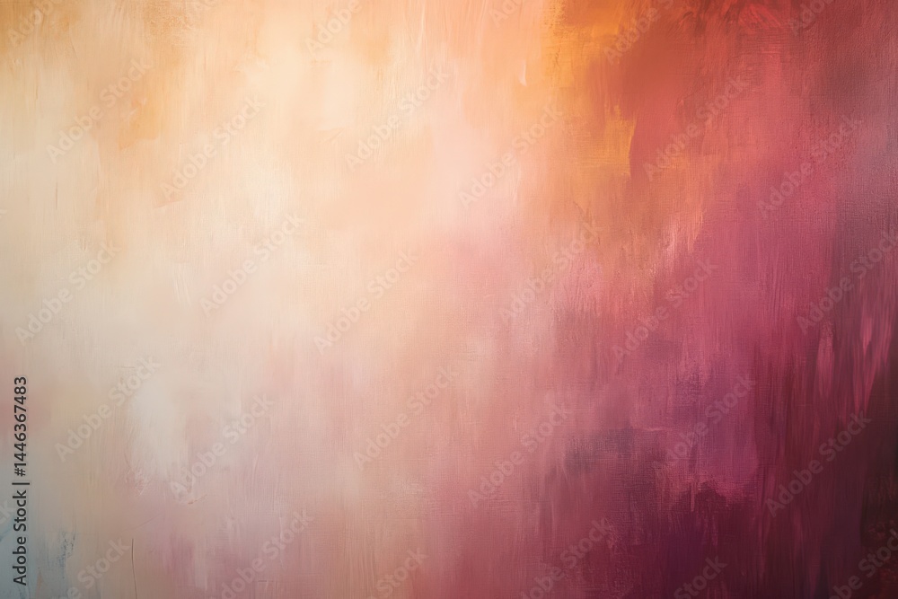 Fototapeta premium A vibrant abstract painting of soft warm colors.
