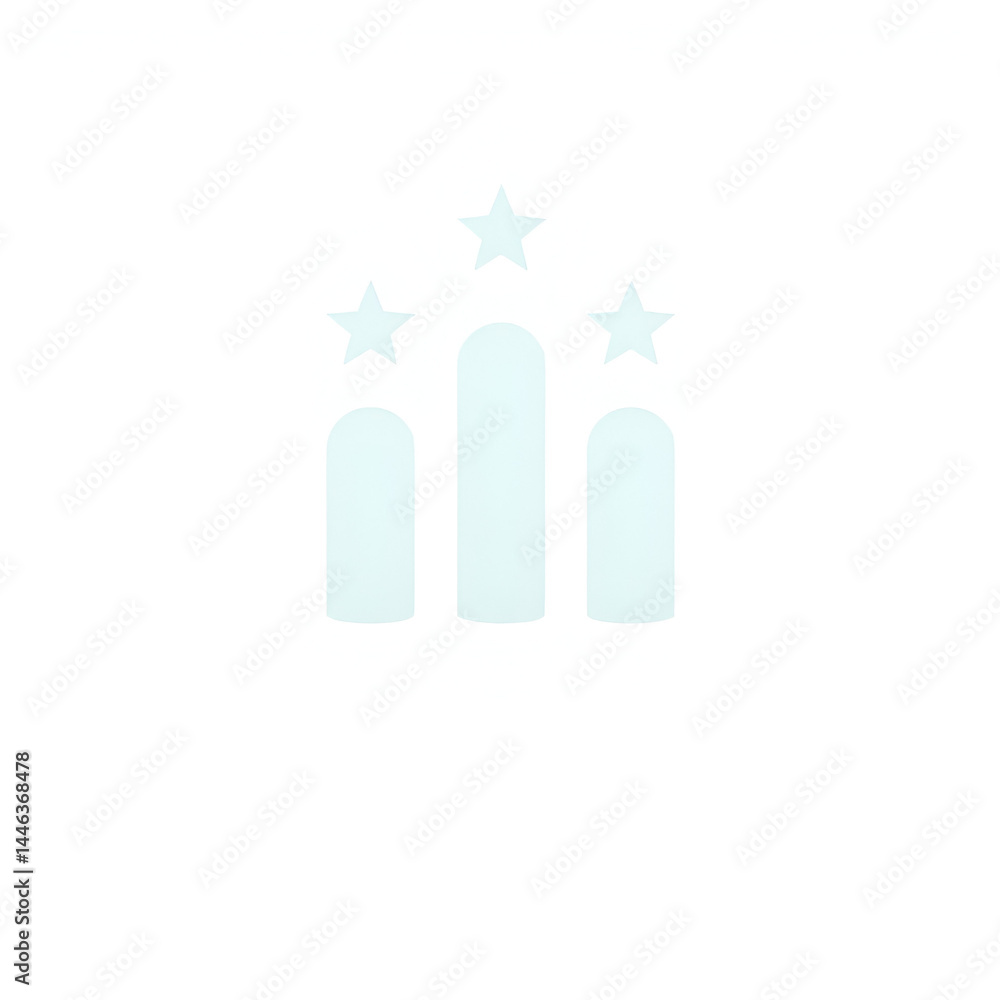 Obraz premium Ranking Related Vector Glyph Icon. Isolated on White Background. Vector Illustration.