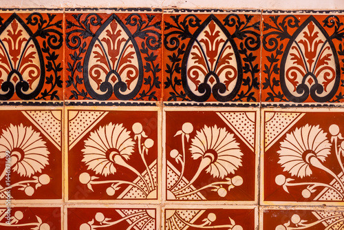 Beautiful artwork from classical azulejo wall
