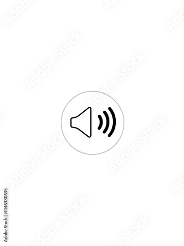 Mute icon. Sound off icon set