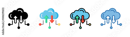Cloud Traffic Icon