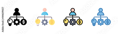 Resource Allocation Icon