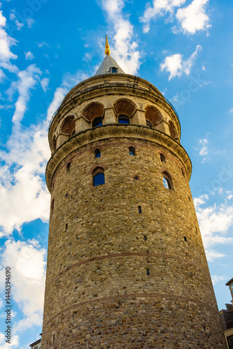 Obraz na płótnie View of the Galata Tower, Istanbul, Turkey w salonie