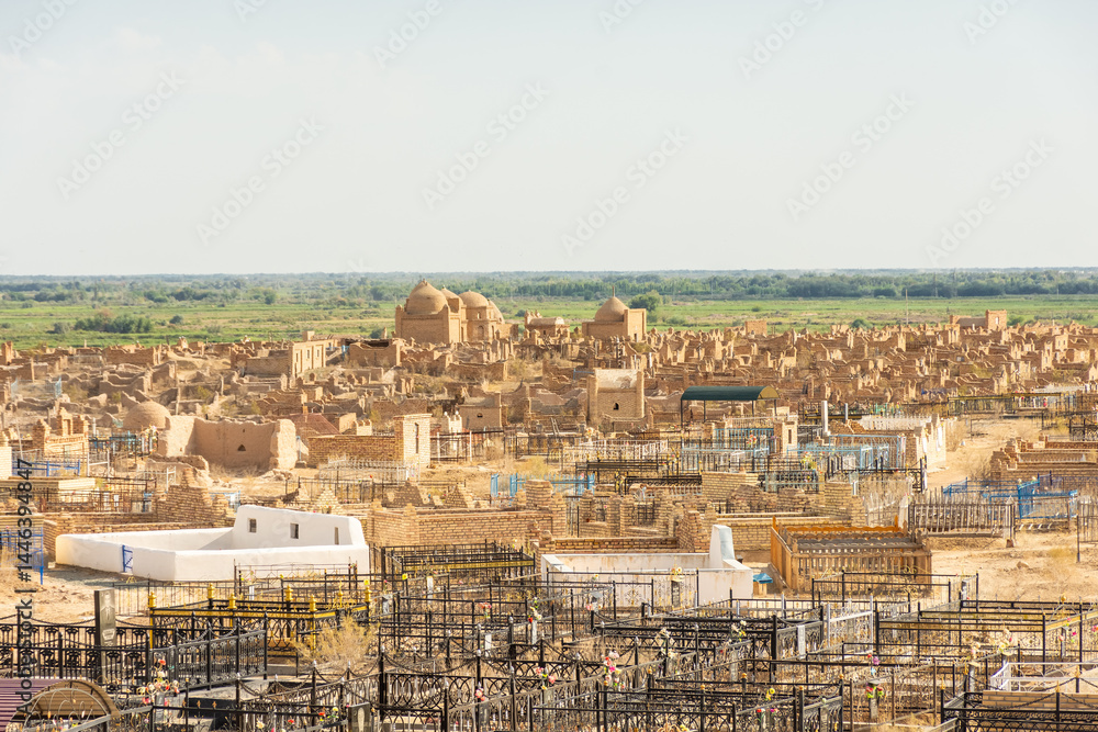 Mizdakhan Necropolis, ancient archeological site in Karakalpakstan, Uzbekistan