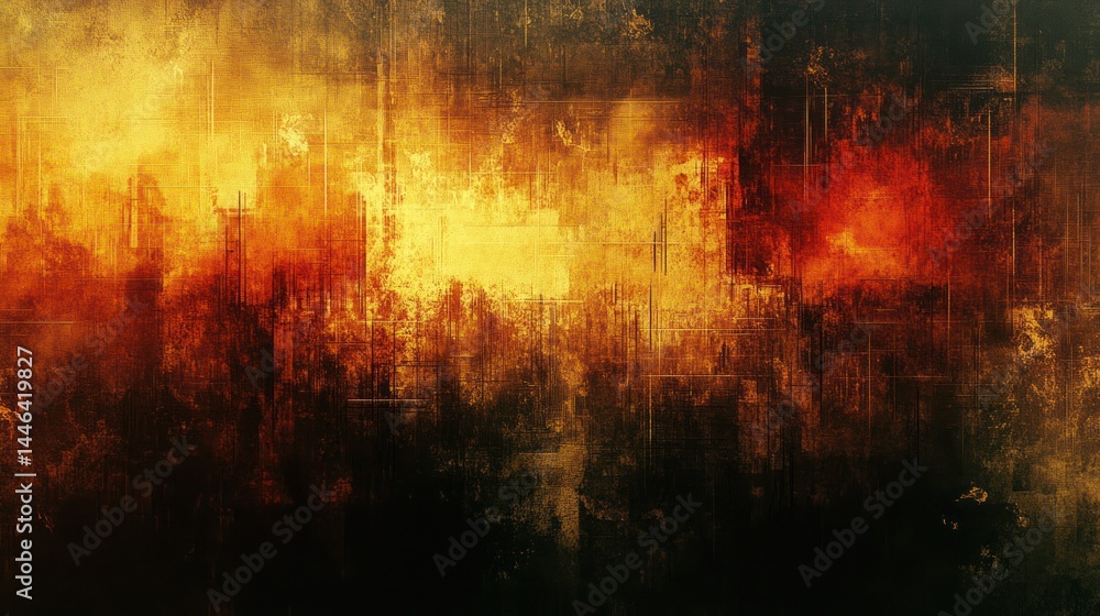 Fiery Abstract Inferno: A Grunge Texture Masterpiece Fiery Abstract Inferno: A Grunge Texture Masterpiece