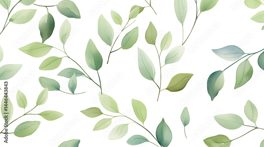 Professional Seamless Pattern with Abstract Light Green Branch Design for Creative Projects Professional Seamless Pattern with Abstract Light Green Branch Design for Creative Projects