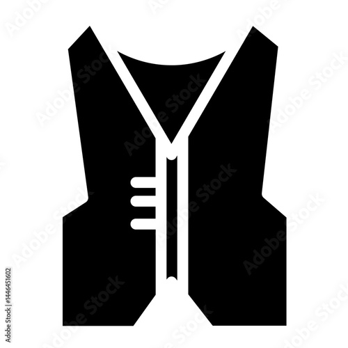 Clothes Waistcoat Fashion Glyph Icon