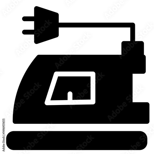 Hot Ironing Pants Glyph Icon