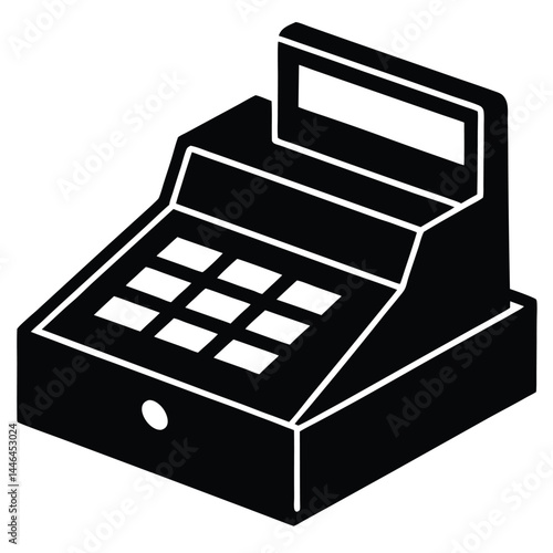 cashier element isolated daily cash register log o