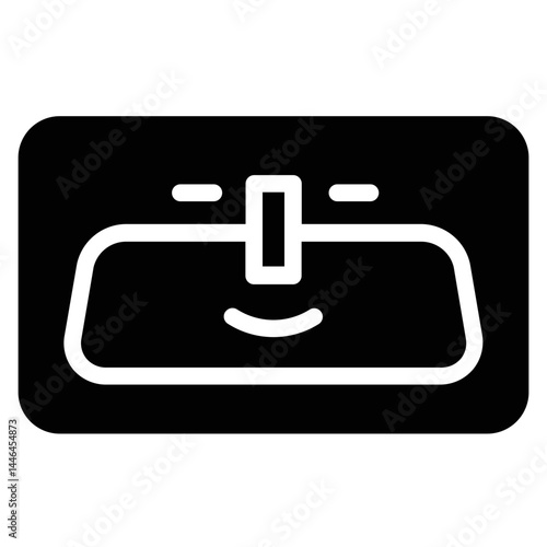 Sink Faucet Washbowl Glyph Icon