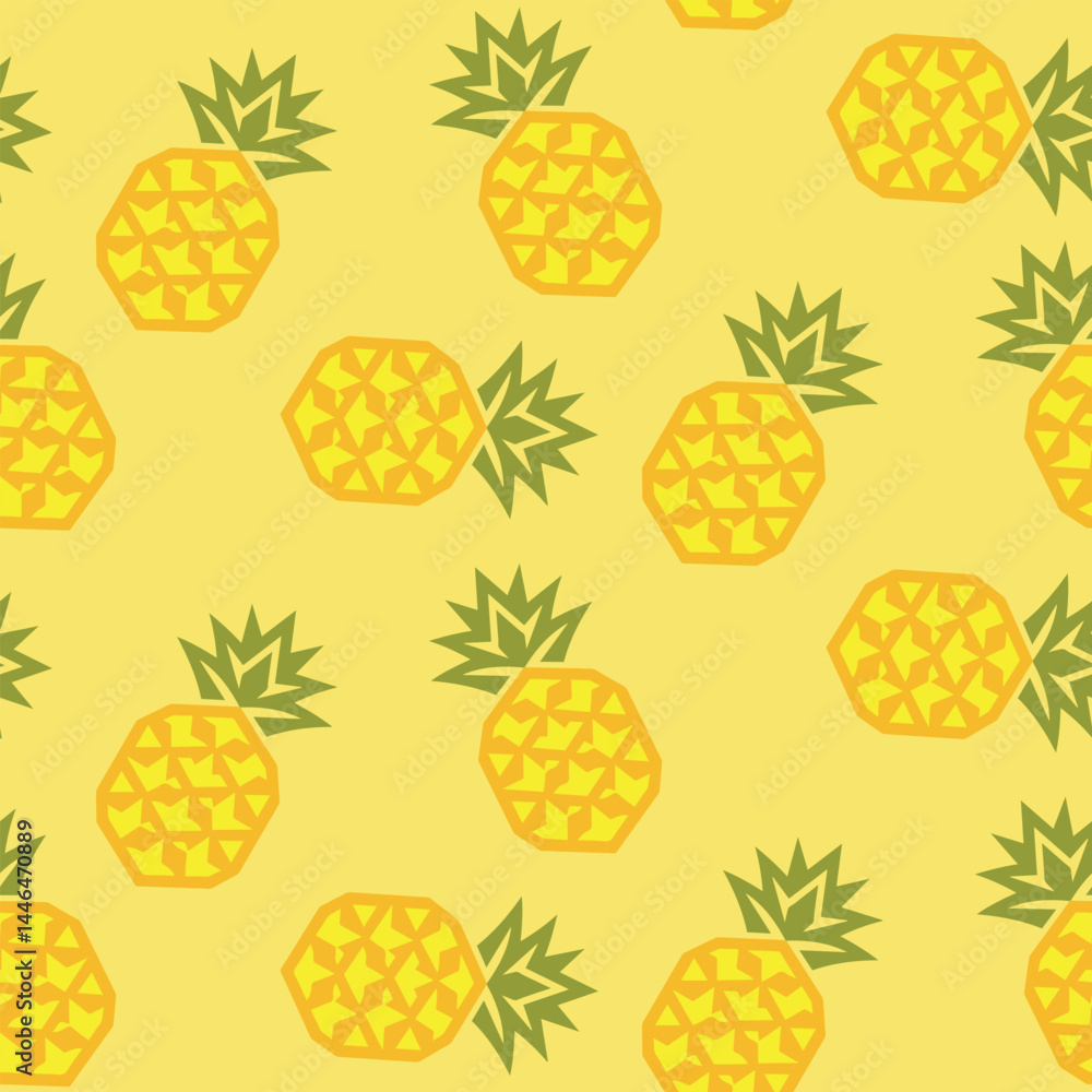 Abstract geometric pineapple pattern. Seamless pattern for fashion design, fabric, wallpaper and all kinds of prints on light background.
Abstract geometric pineapple pattern. Seamless pattern for fashion design, fabric, wallpaper and all kinds of prints on light background.