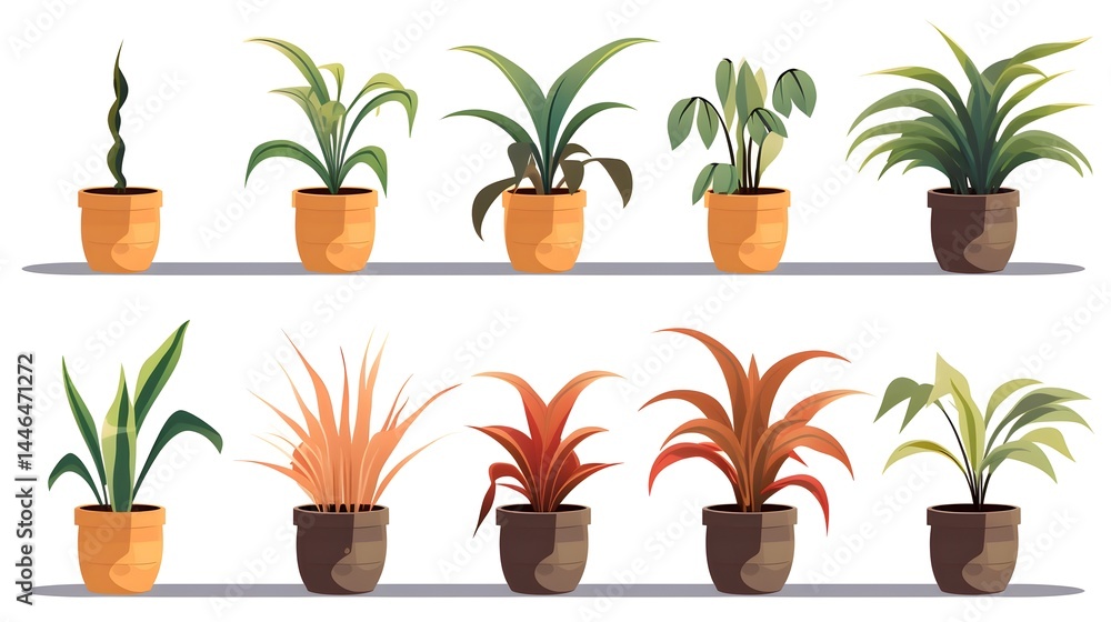 Professional Botanical Image Showing Fading Houseplant in Withering Phase for Designers Professional Botanical Image Showing Fading Houseplant in Withering Phase for Designers