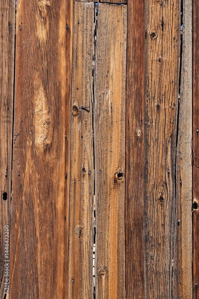 Naklejka premium Old Weathered Board Wall Background