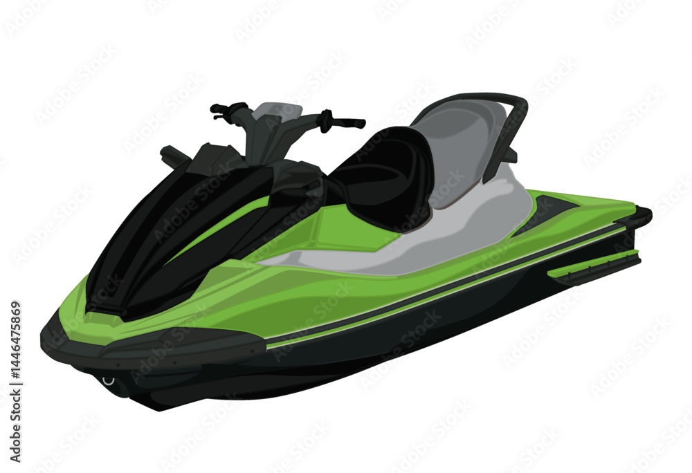 Naklejka premium Jet Ski
