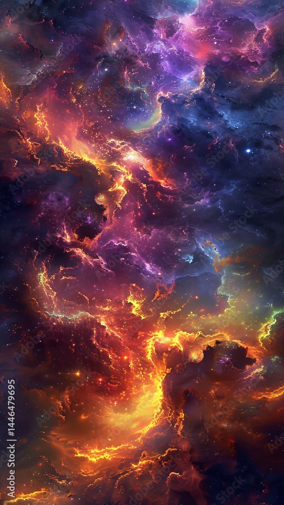 A deep and dreamy galaxy background image with the gorgeous colors of a space nebula. A deep and dreamy galaxy background image with the gorgeous colors of a space nebula.