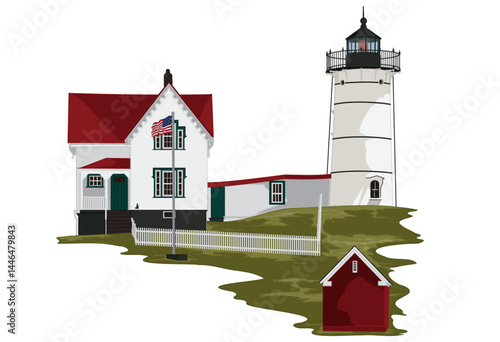 Cape Neddick Lighthouse, Nubble Light