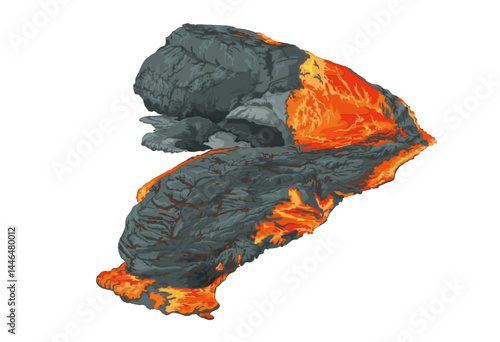 Pahoehoe Lava