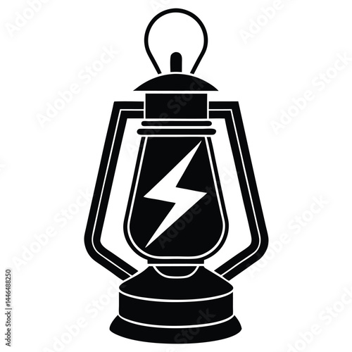 sailor element isolated storm lantern on white bac