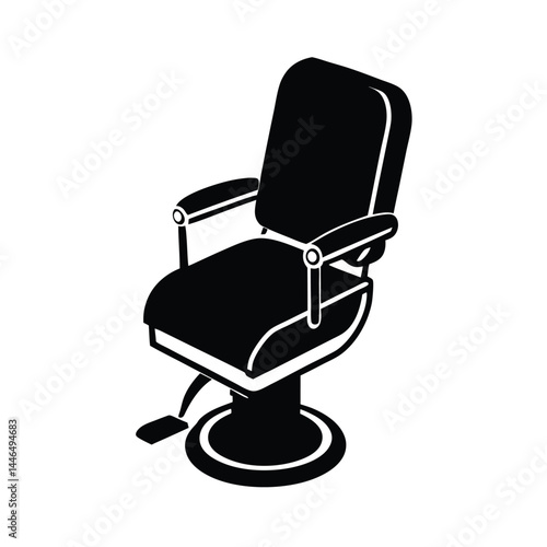 barber element isolated barbershop waiting chair o 