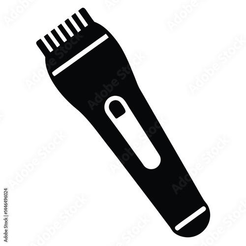 barber element isolated electric trimmer on white  