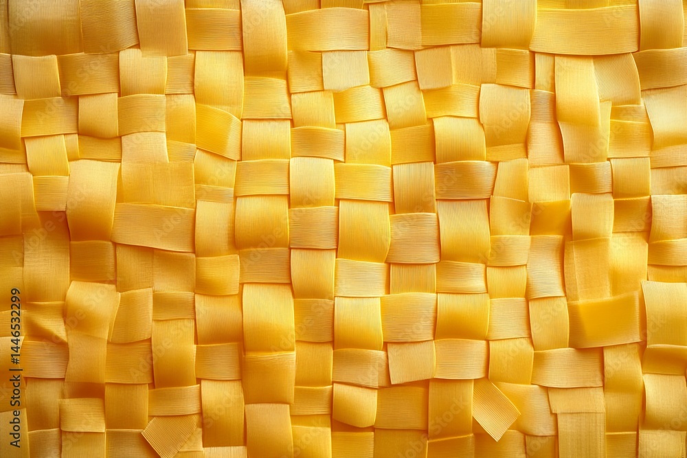 Woven Pale Yellow Fabric Texture