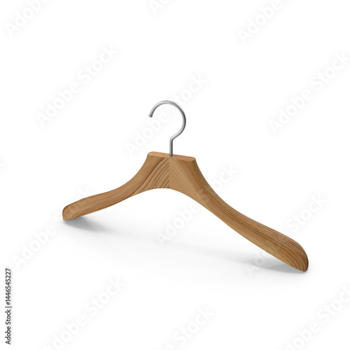 Photos Elegant wooden hanger