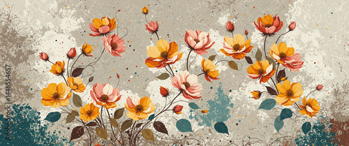 creative abstract painting ...