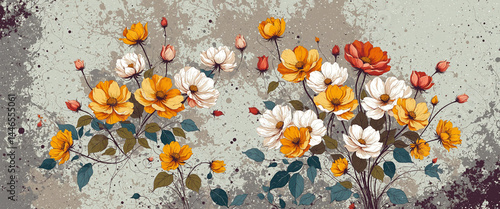 creative abstract painting ...
