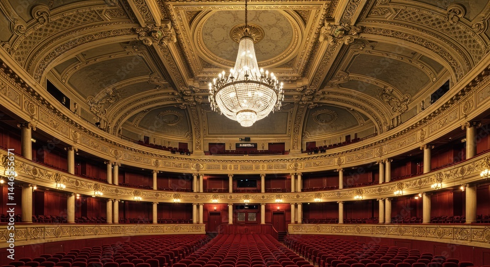 Obraz premium Opulent Theater Interior - Photo