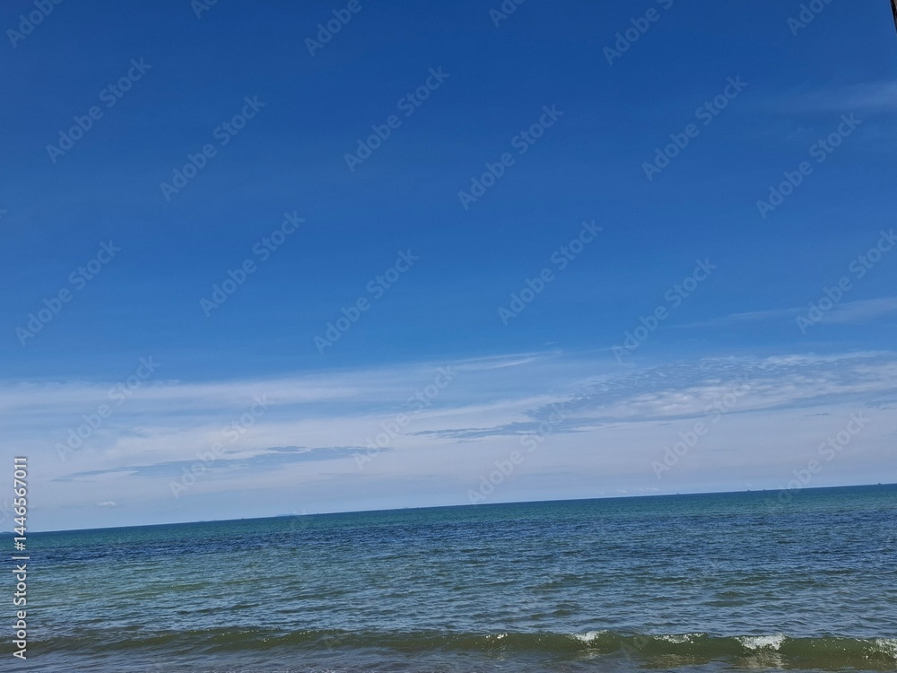 Natural Background Blou lug by die strand Natural Background Blou lug by die strand