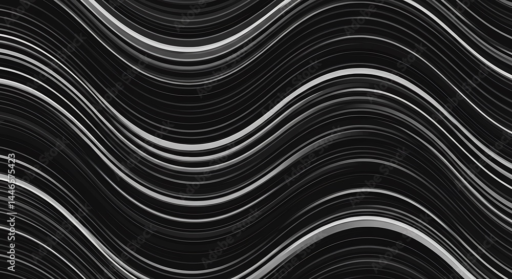 Wavy Black and White Abstract Lines Background
Wavy Black and White Abstract Lines Background