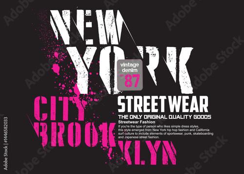 new york graffiti slogan print with neon spray, Urban street art graffiti slogan print, Urban typography hipster street art for graphic, t shirt graphics print illustration design. new york graffiti